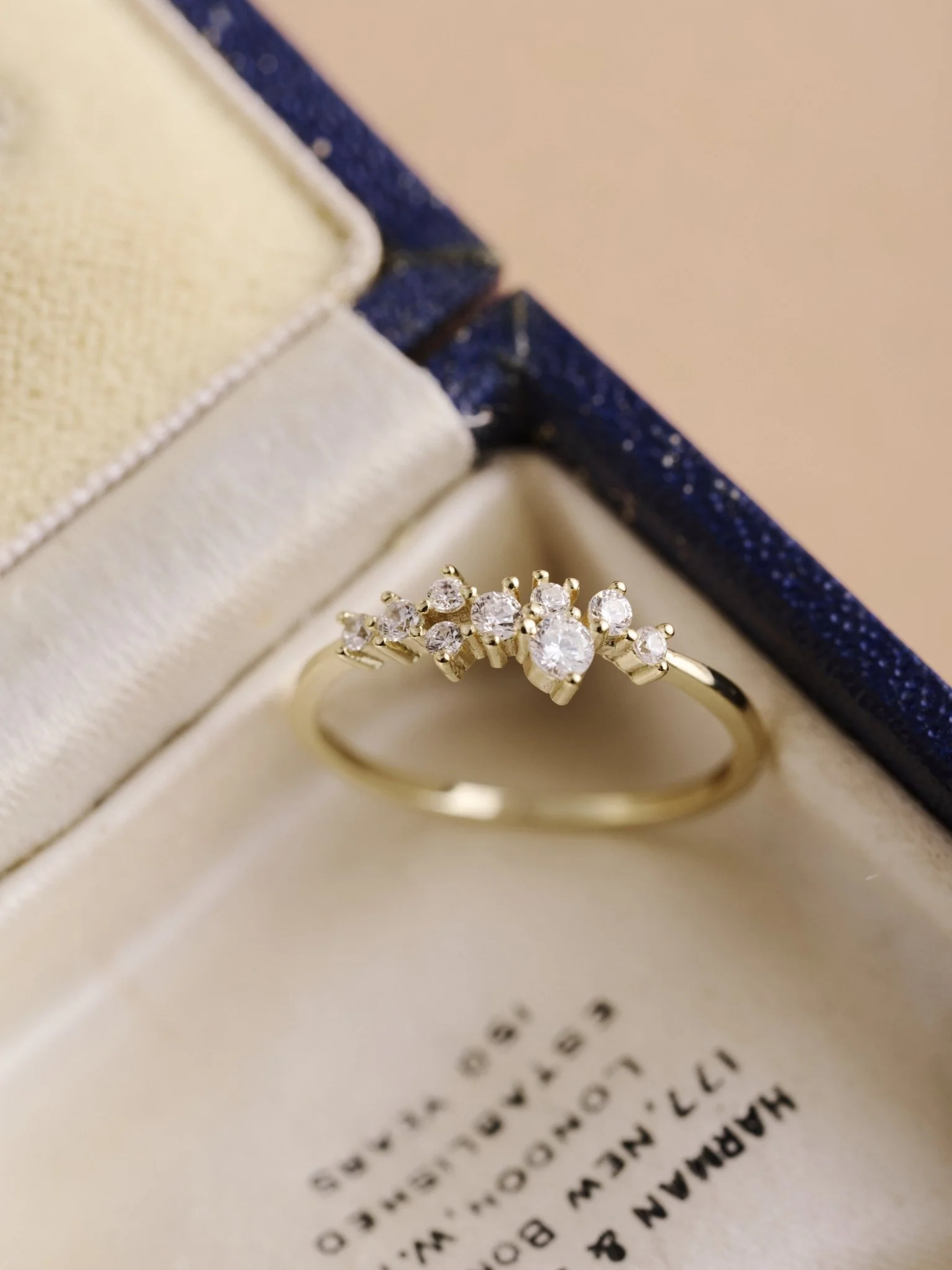 14K Solid Gold Noa Diamond Band - Image 4