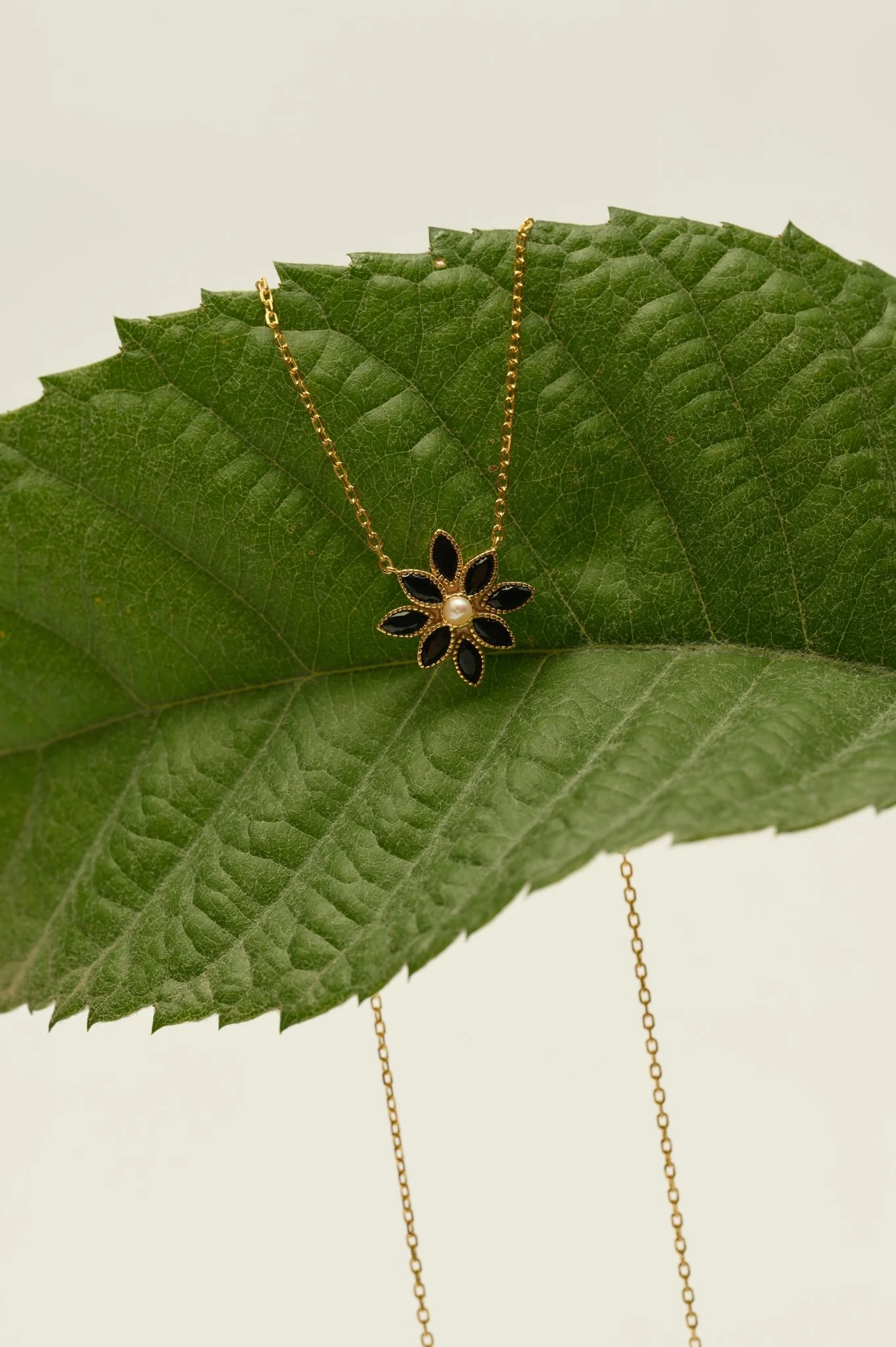 Cámellia Black Onyx Pearl Necklace - Image 5