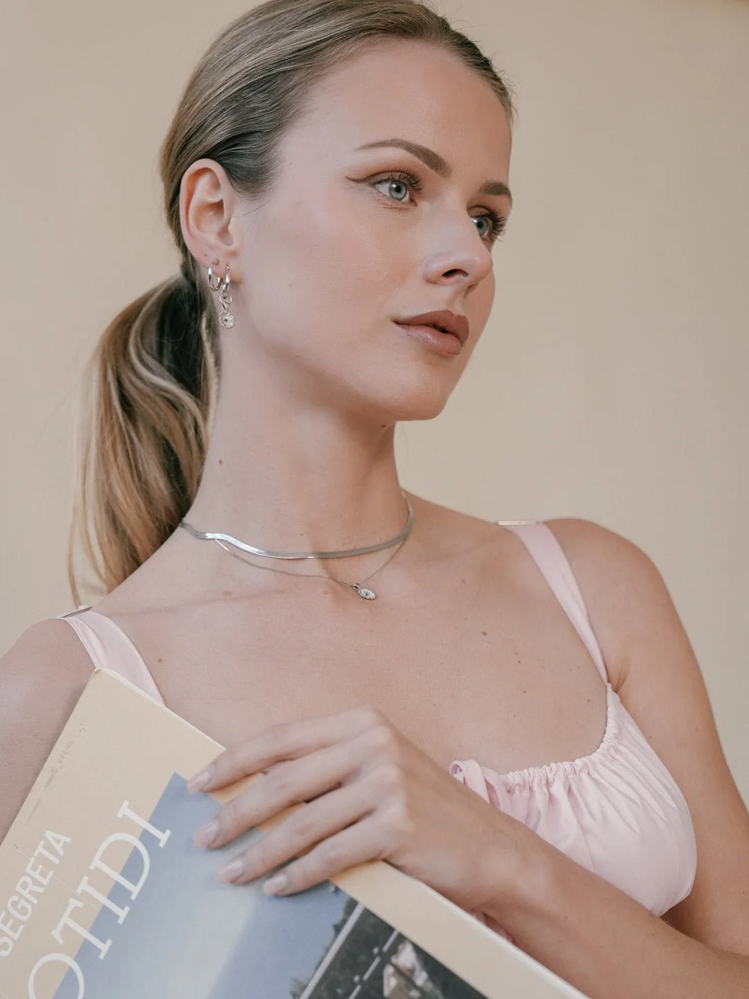 3.5mm Herringbone Chain Necklace - Image 8