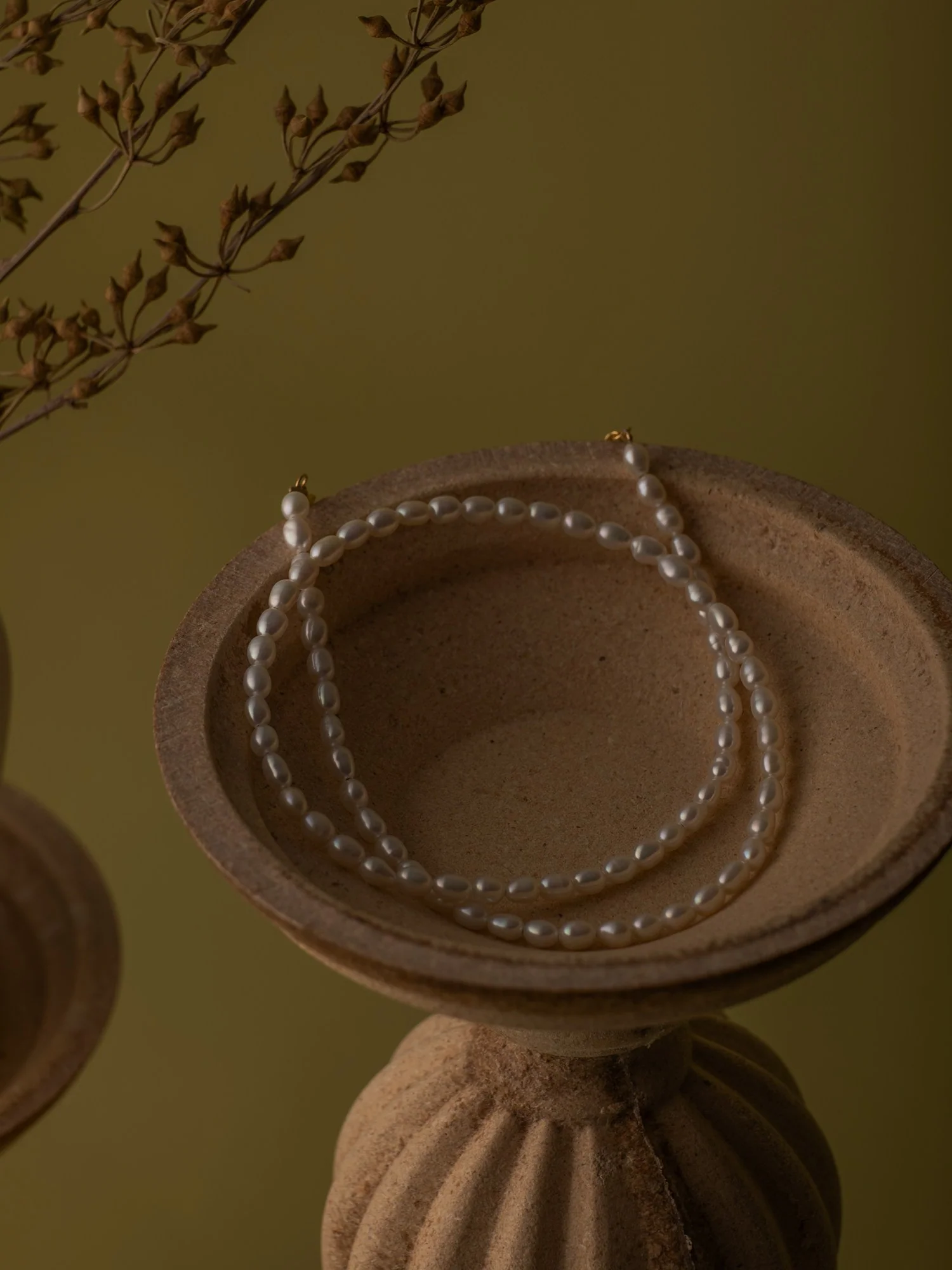 3mm Pearl Chain Necklace - Image 7