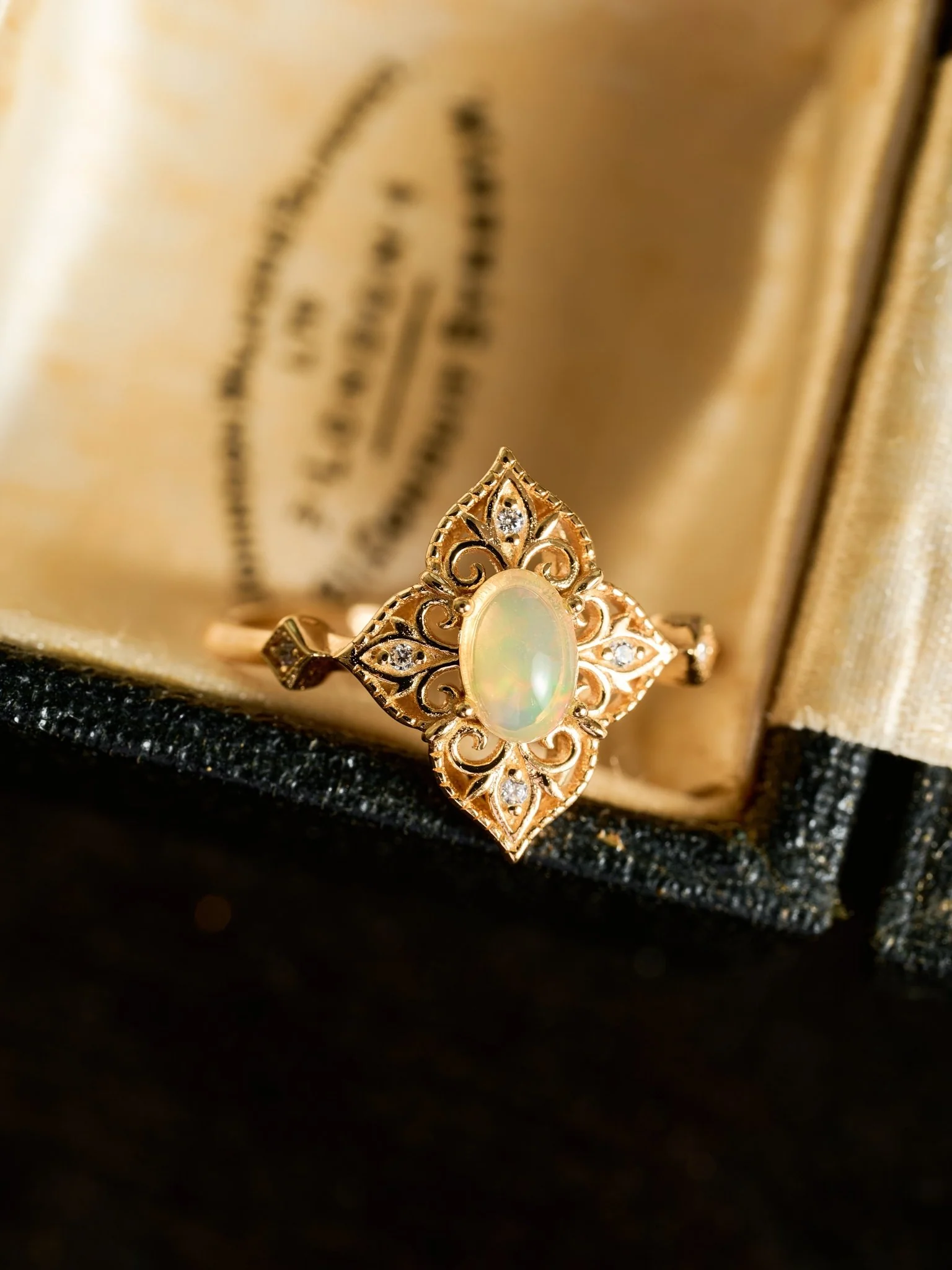 Aurielle Opal Adjustable Ring - Image 6