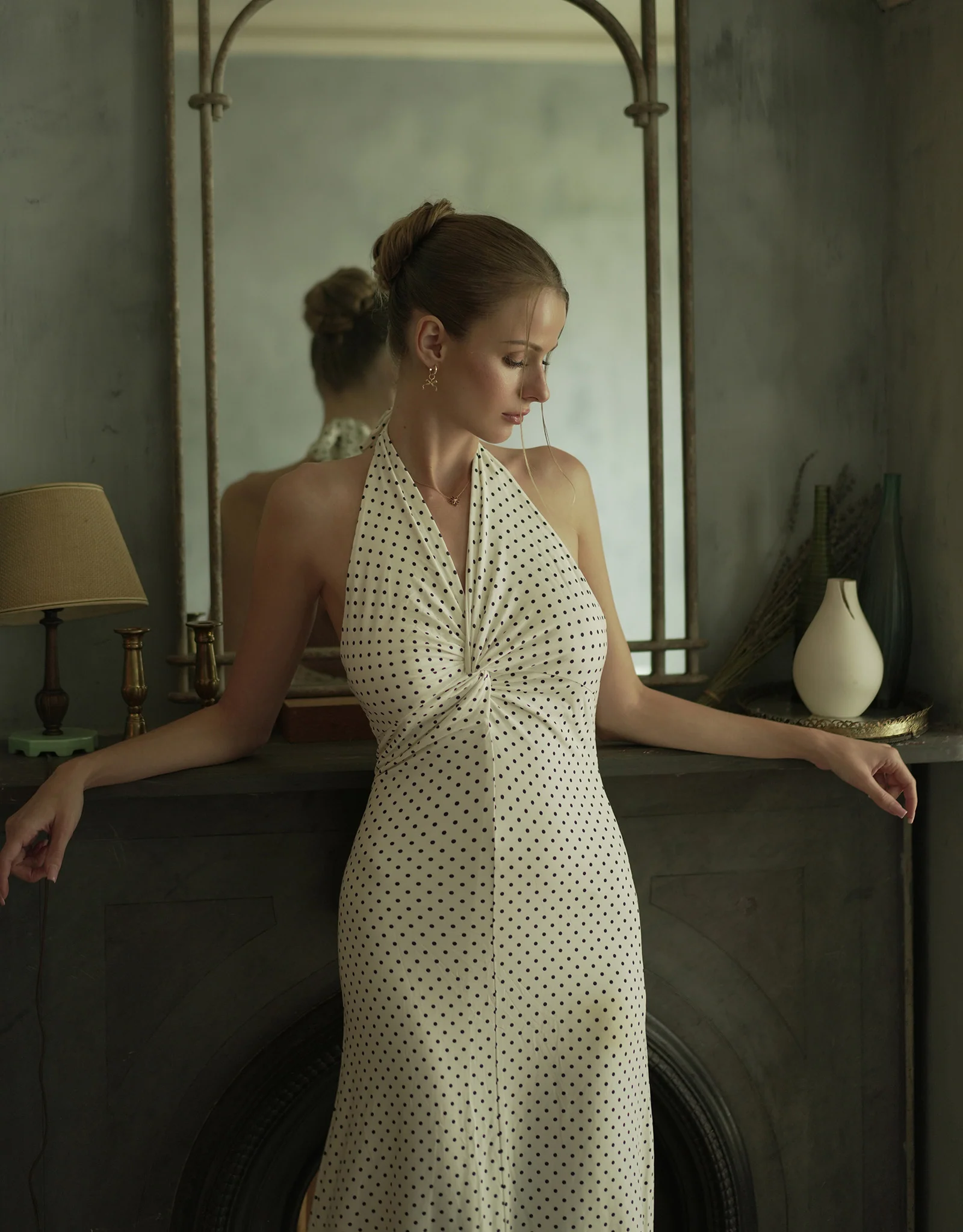 Cámellia Garnet Pearl Necklace - Image 8