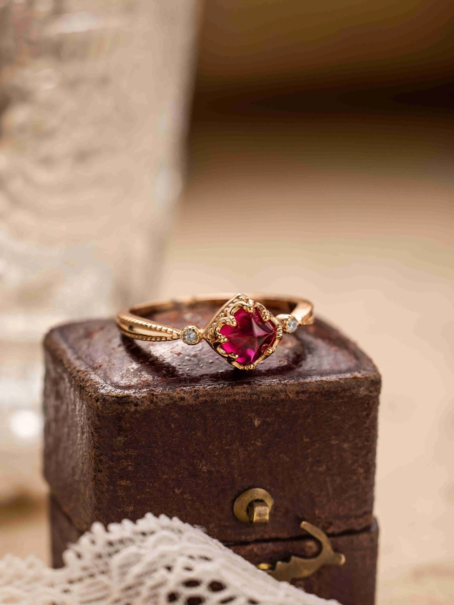 Carena Ruby Ring - Image 10