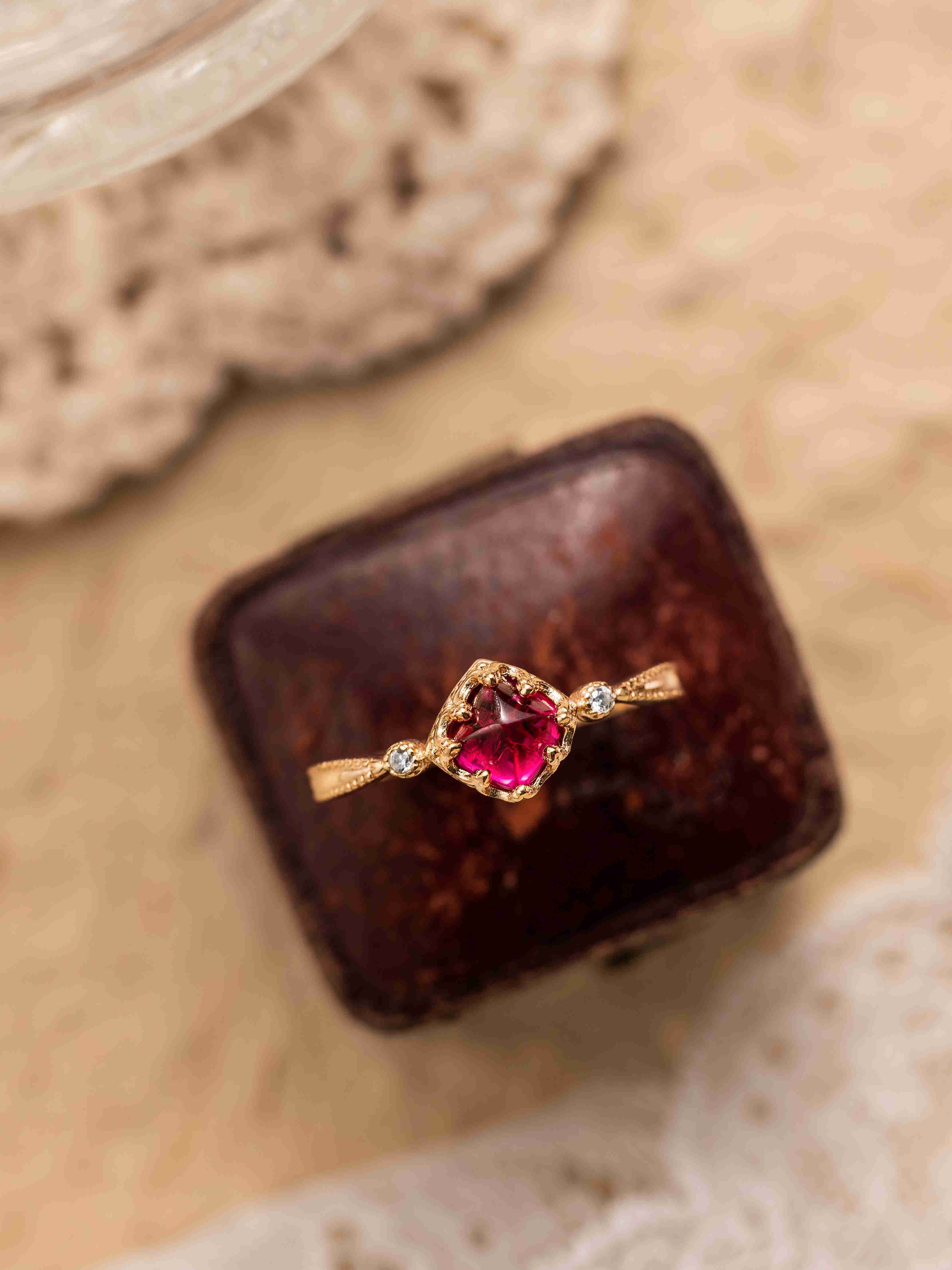 Carena Ruby Ring - Image 11