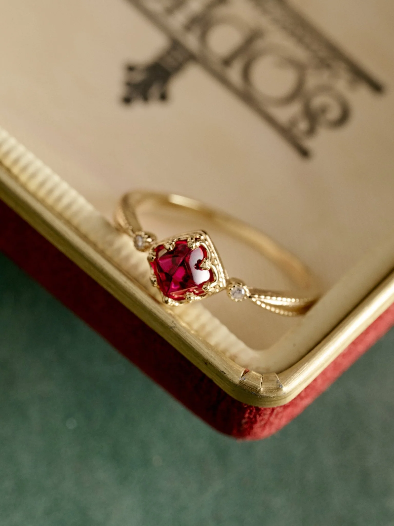 Carena Ruby Ring - Image 4