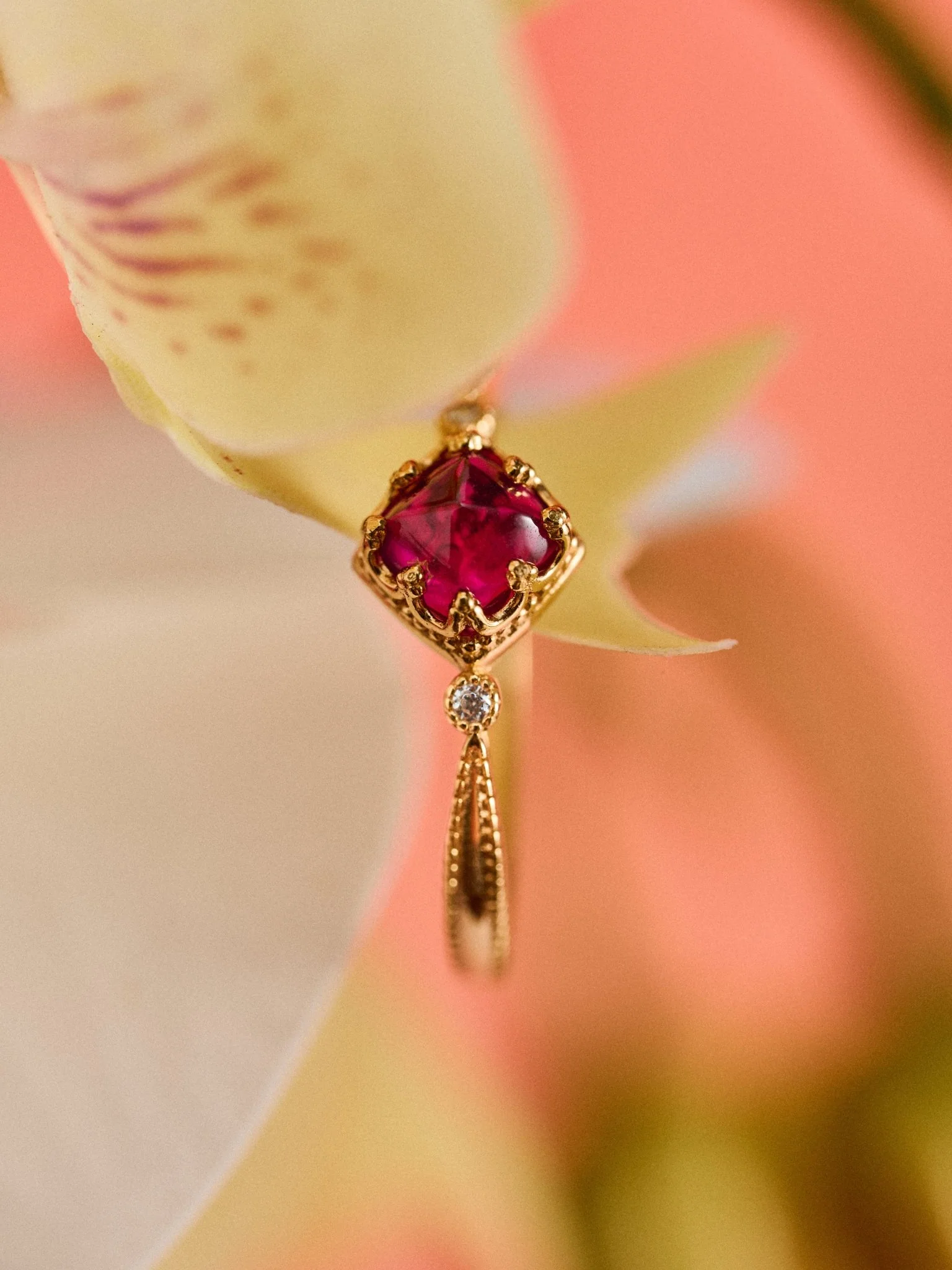 Carena Ruby Ring - Image 7