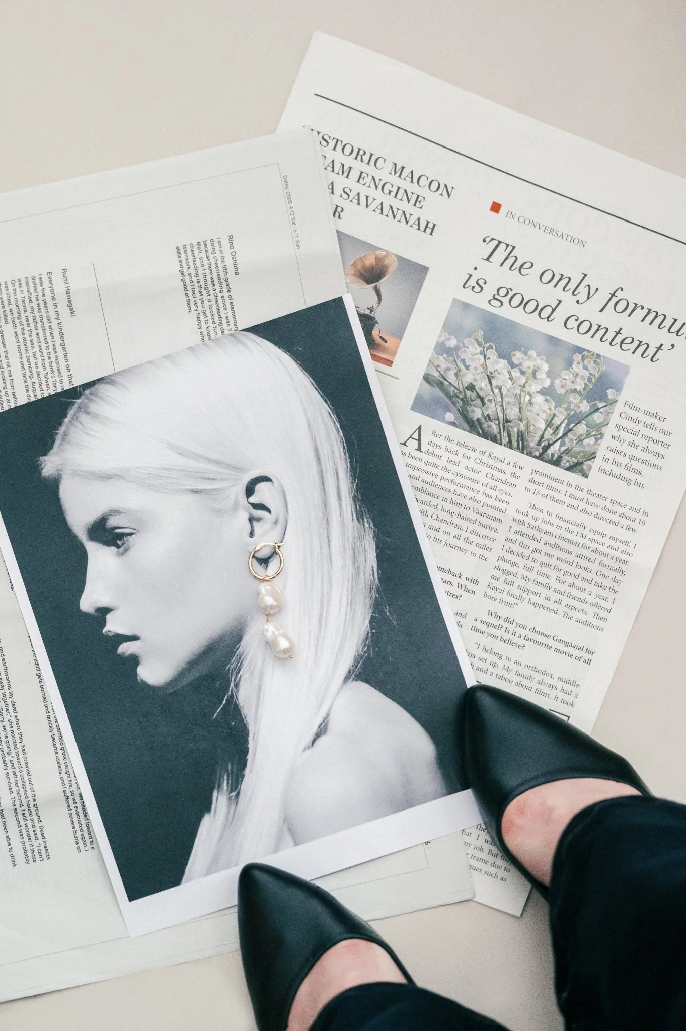 Elysia Pearl Earrings - Image 11