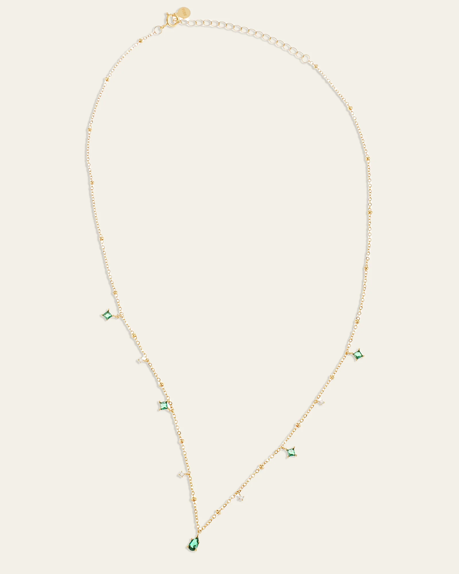 Moren Emerald Diamond Necklace - Image 10