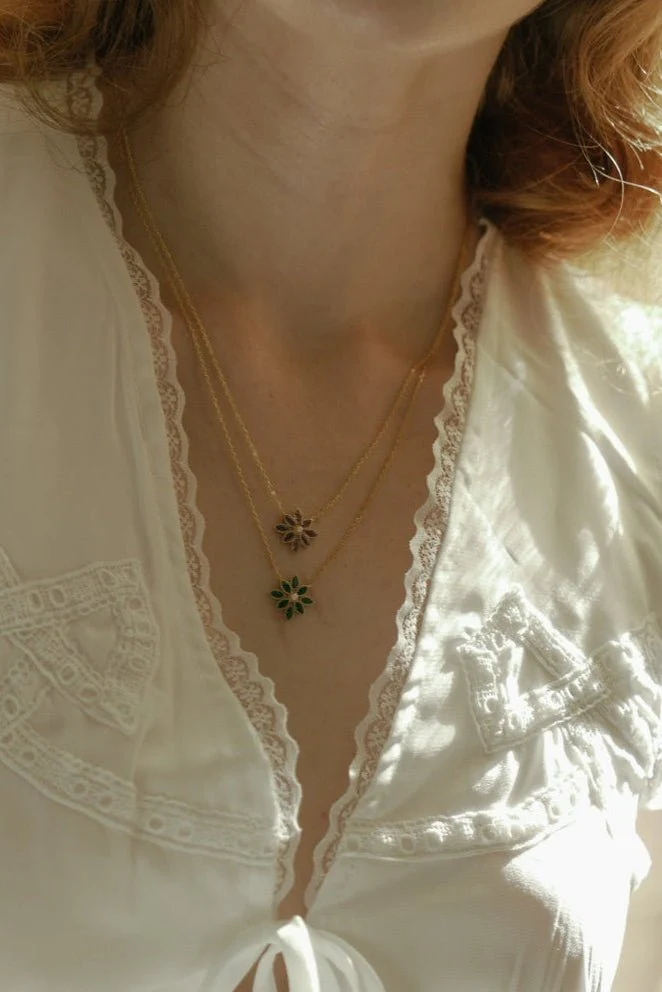 Cámellia Amethyst Pearl Necklace - Image 11