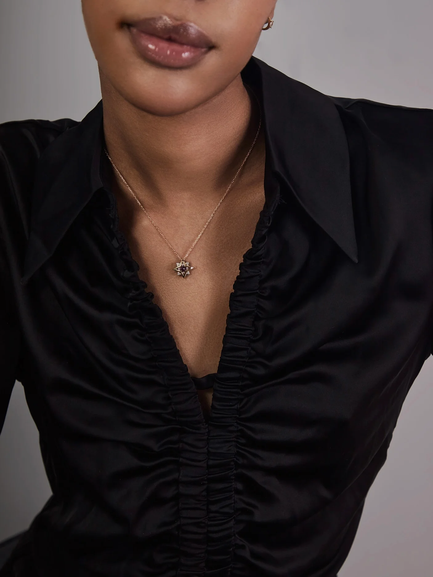 New York Birthstone Pentagram Necklaces - Image 10