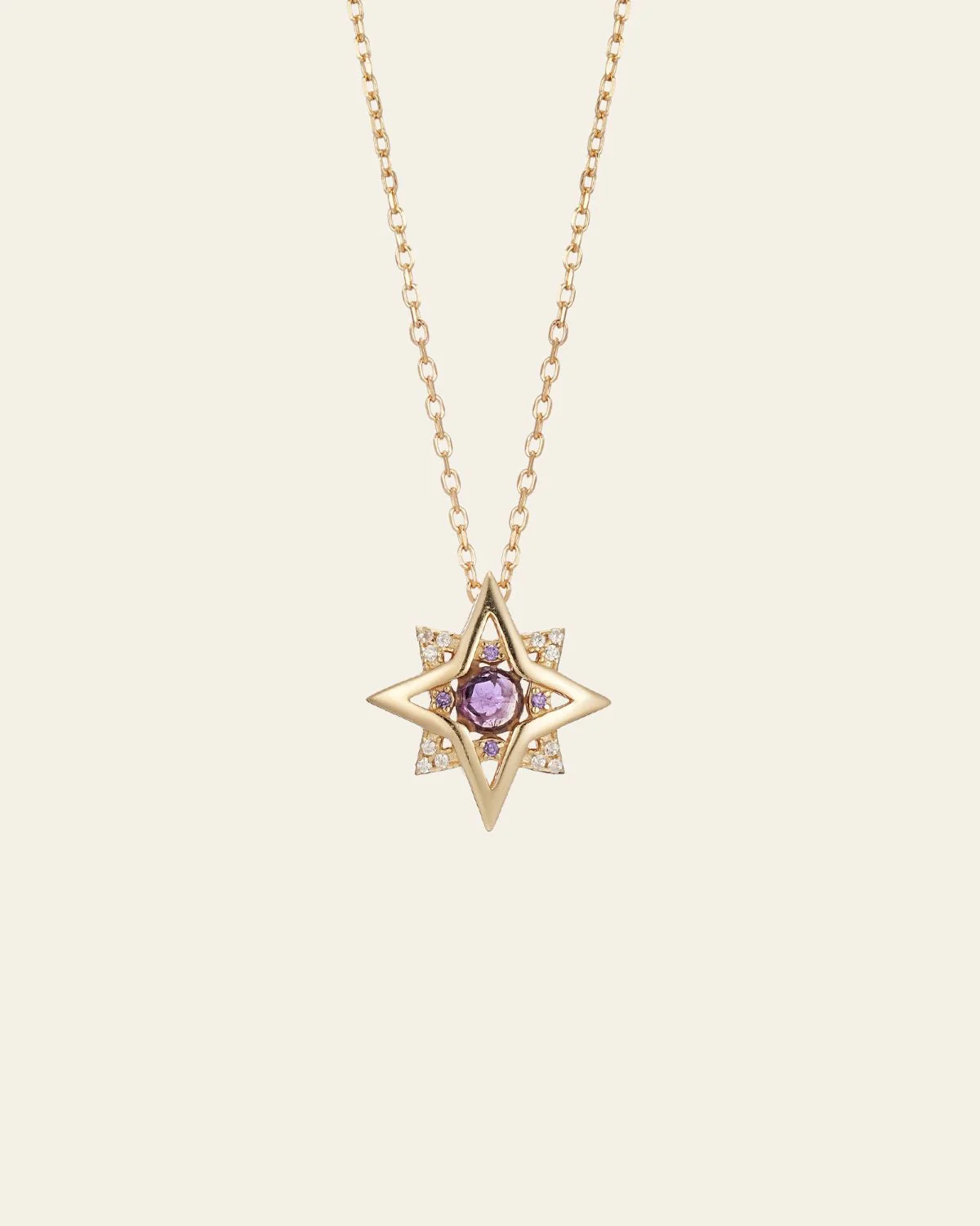 New York Birthstone Pentagram Necklaces - Image 22