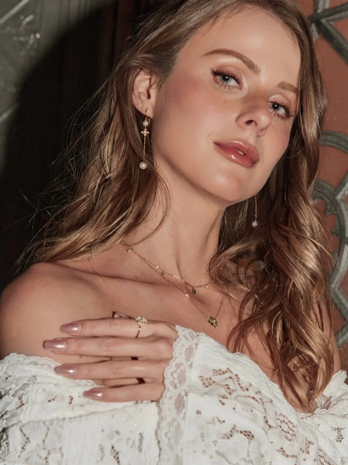 Audrey Opal Pearl Earrings - Image 7