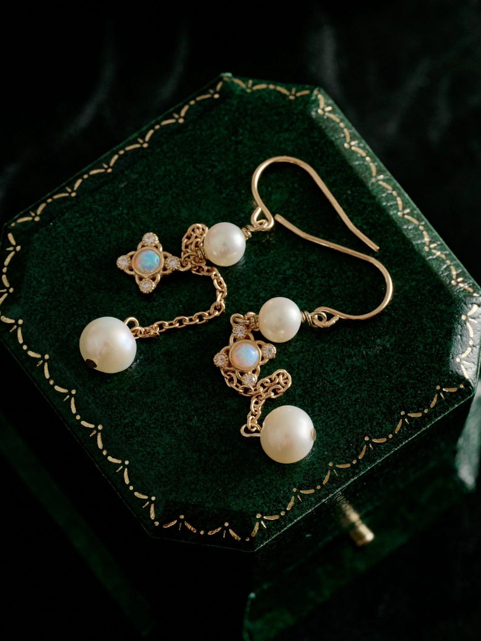 Audrey Opal Pearl Earrings - Image 9