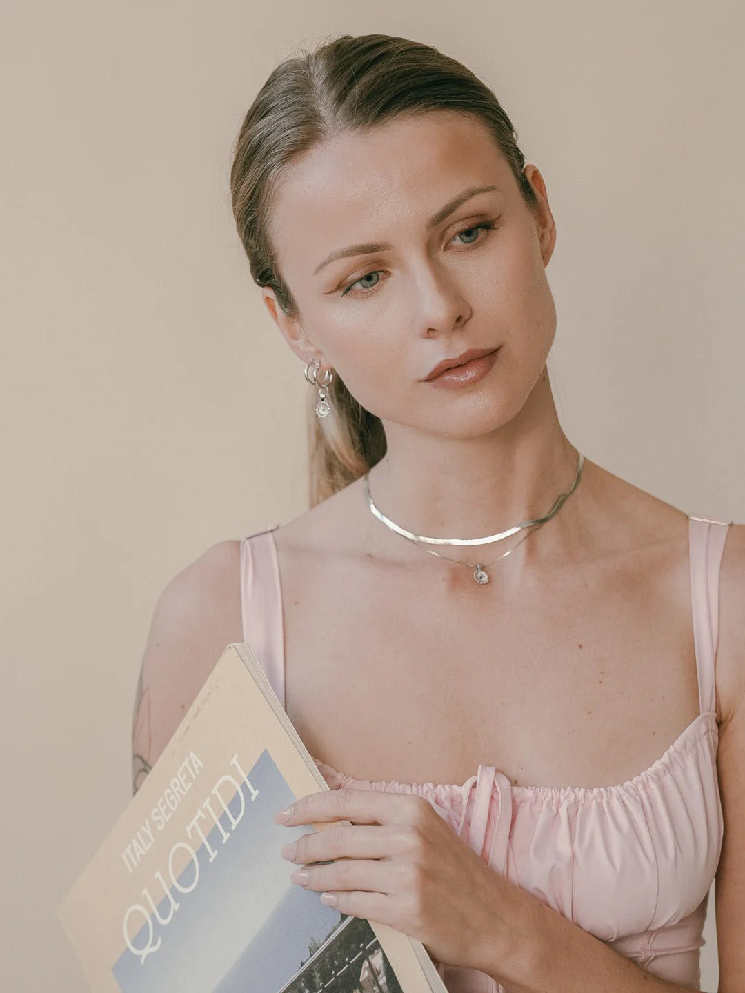 Elsa Peony Sapphire Necklace - Image 7