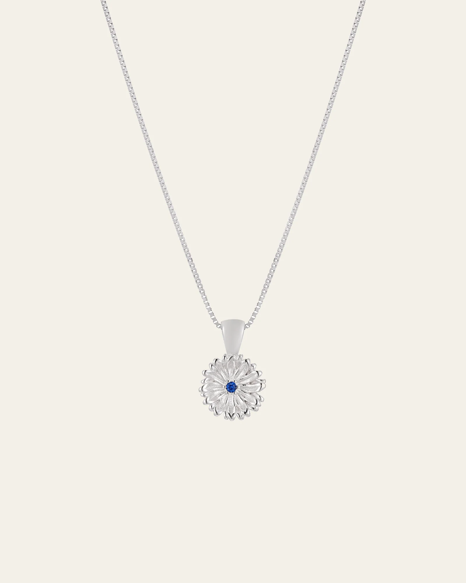 Elsa Peony Sapphire Necklace - Image 8