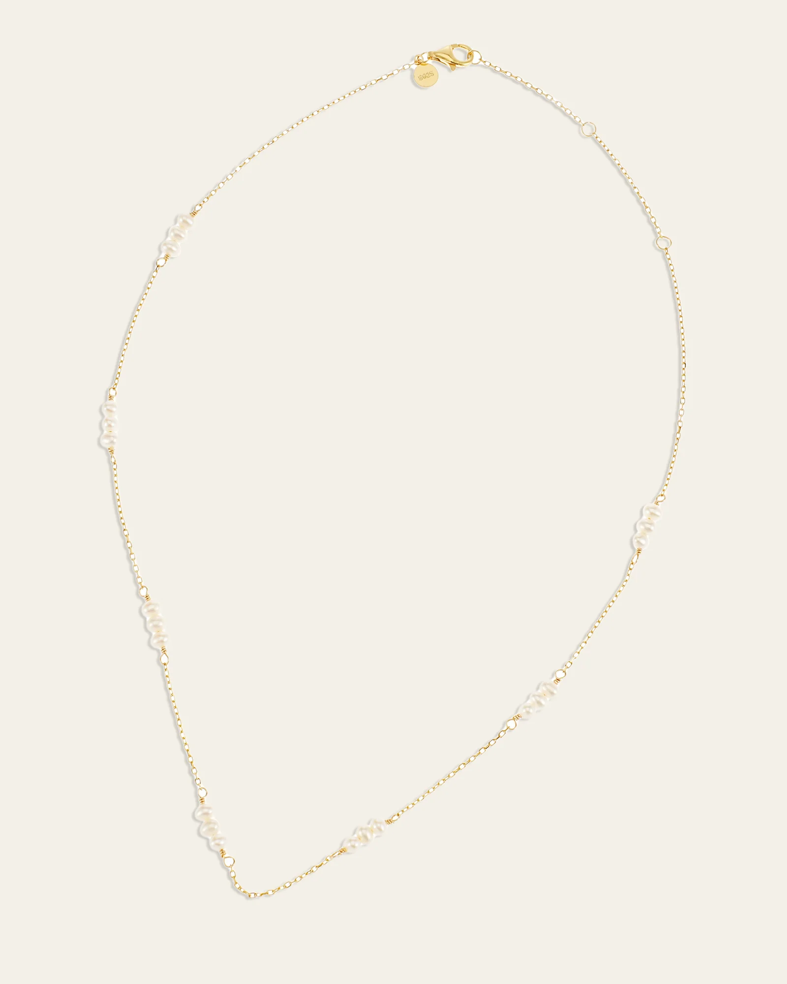 Polly Pearl Chain Necklace - Image 9