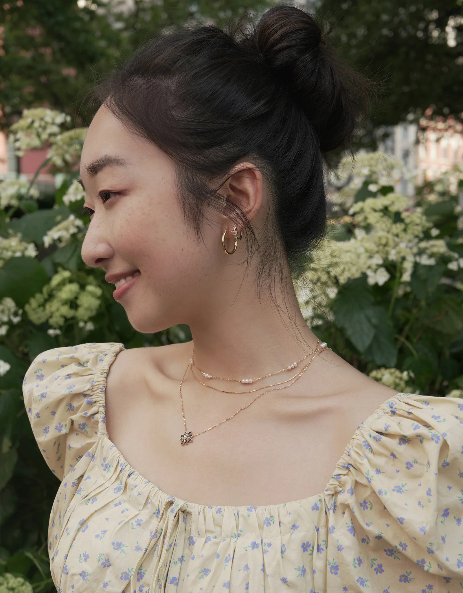 Polly Pearl Chain Necklace - Image 17