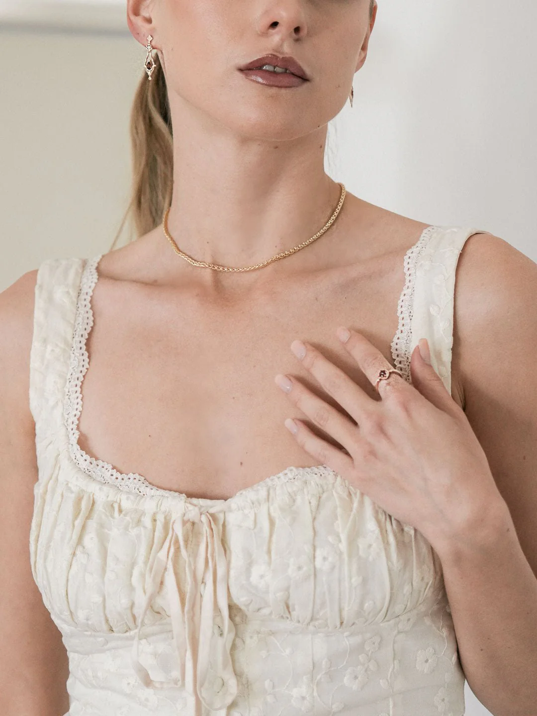 Sophina Garnet Earrings - Image 7