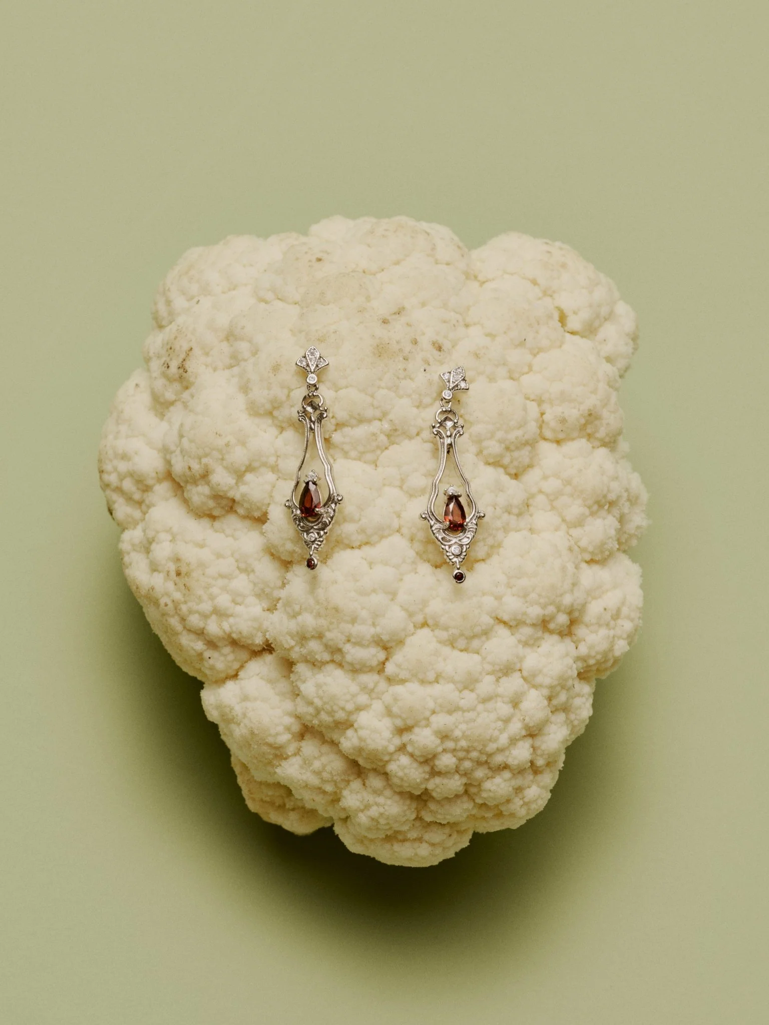 Sophina Garnet Earrings - Image 9