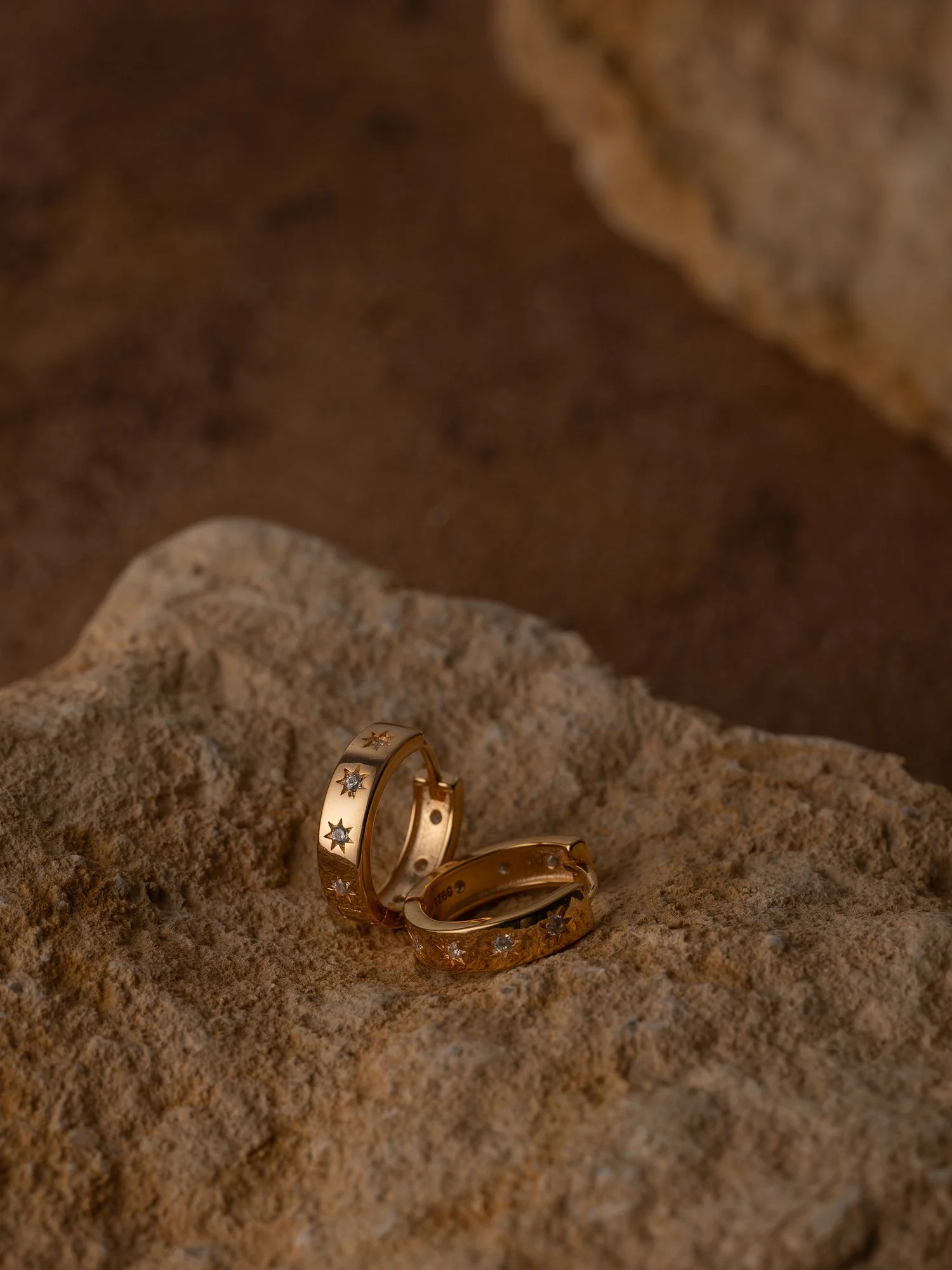 Starburst Cz Hoops - Image 4