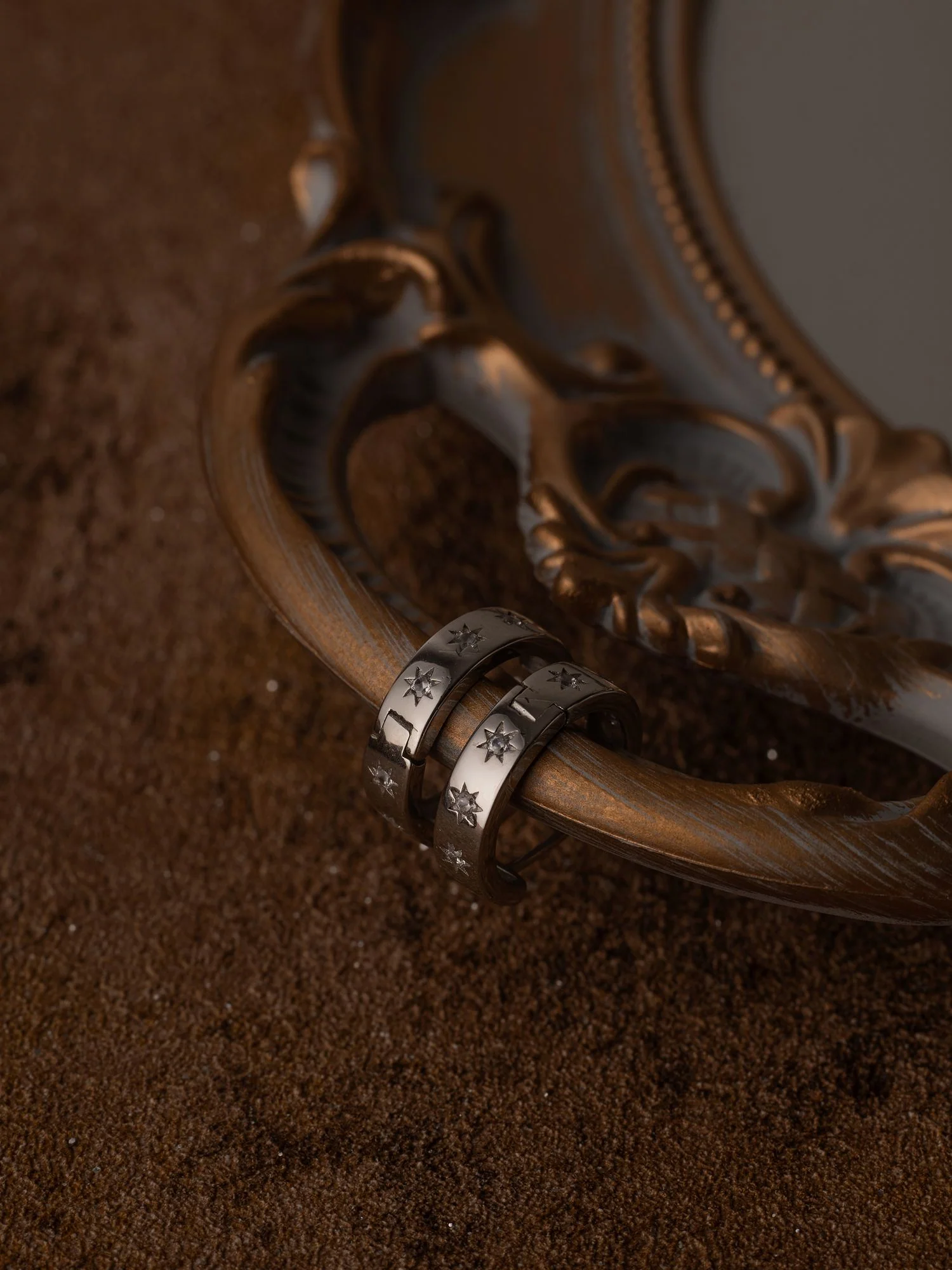 Starburst Cz Hoops - Image 5