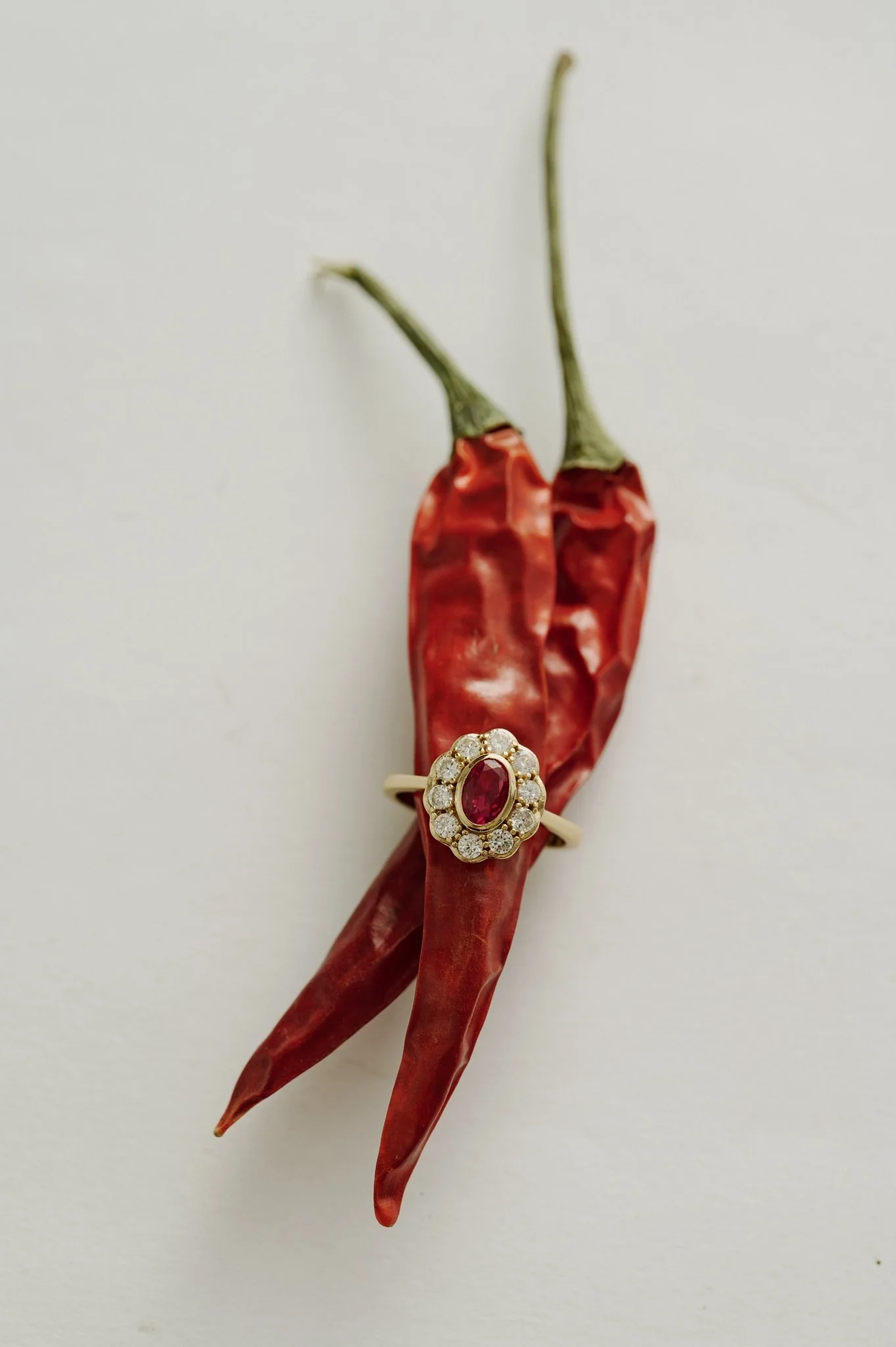 TiAmo Oval Ruby Ring - Image 7