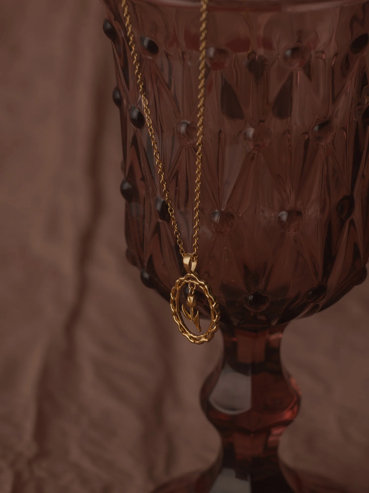 Tulip Flower Necklace - Image 5