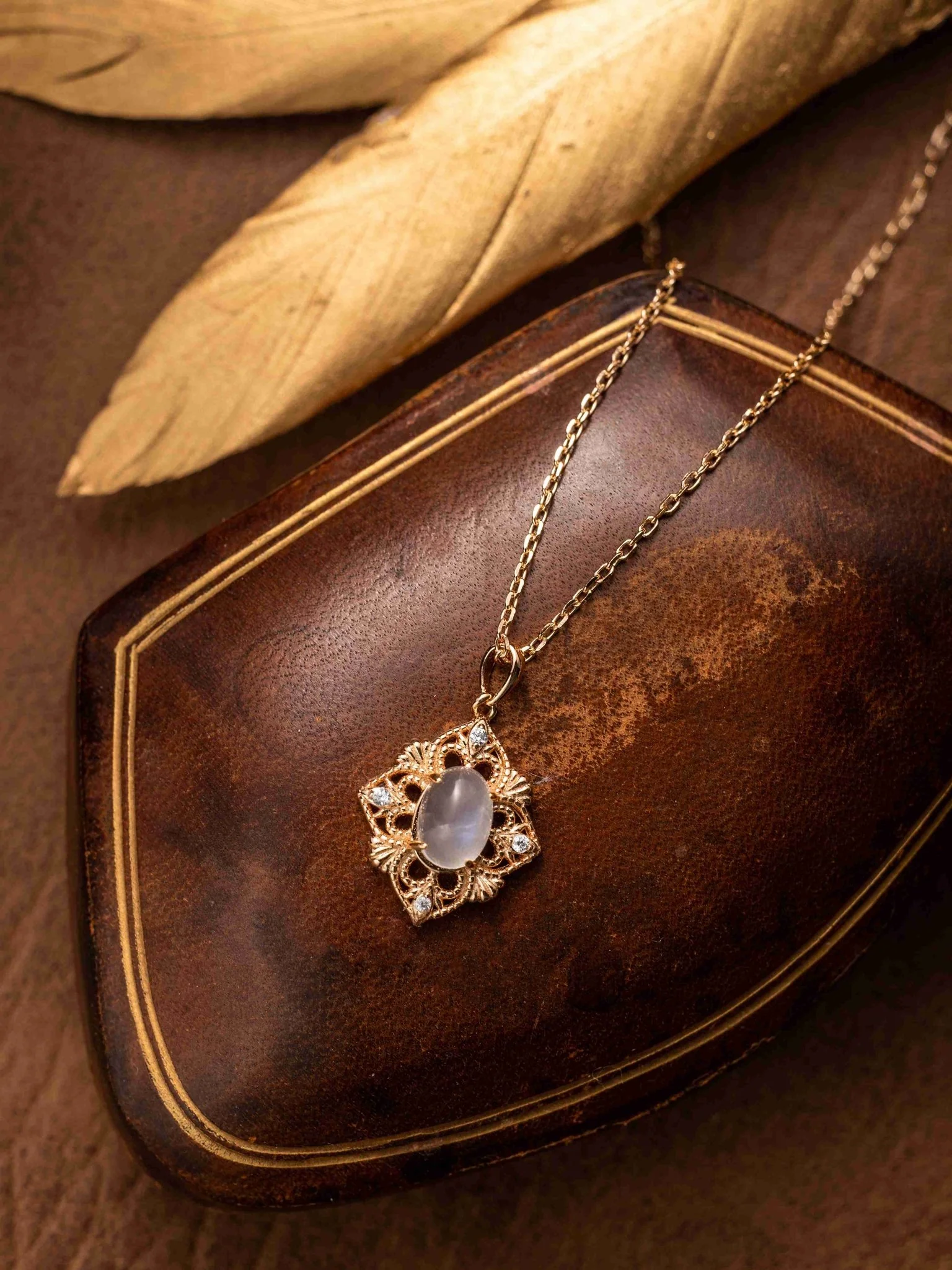 Capri Moonstone Necklace - Image 10