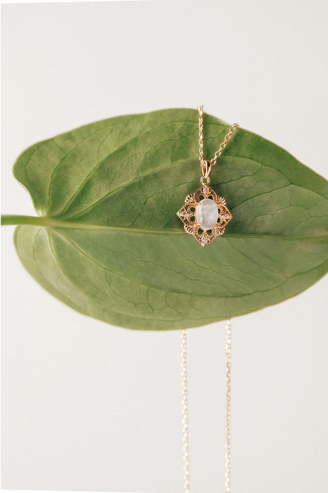 Capri Moonstone Necklace - Image 12