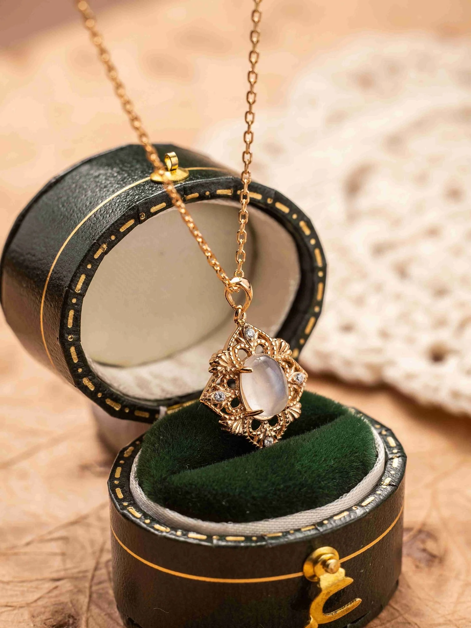 Capri Moonstone Necklace - Image 14