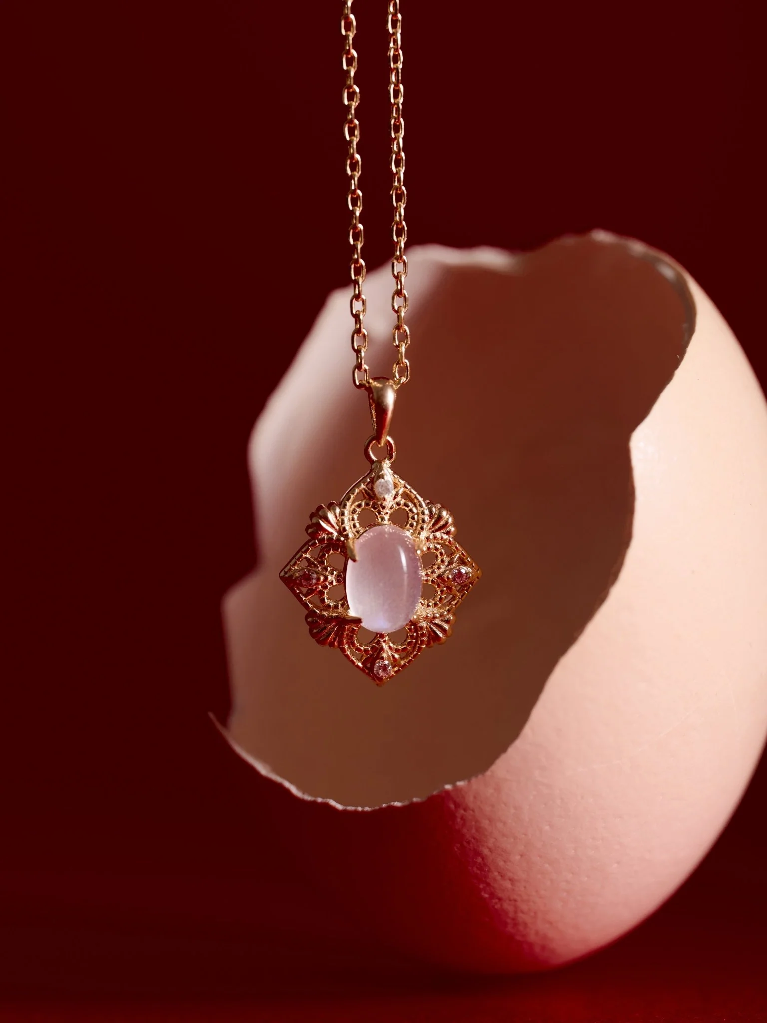 Capri Moonstone Necklace - Image 4