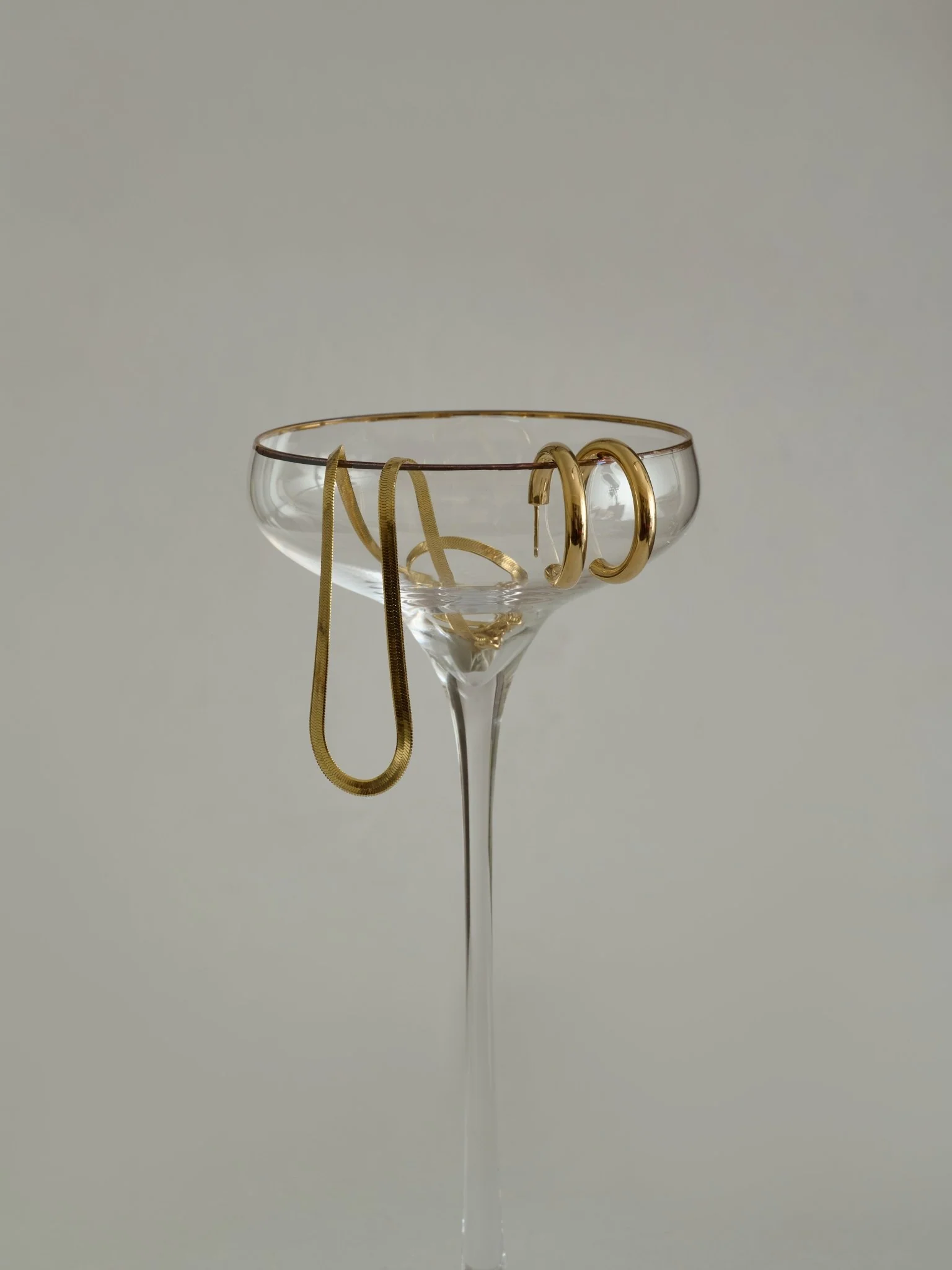 3.5mm Herringbone Chain Necklace - Image 6